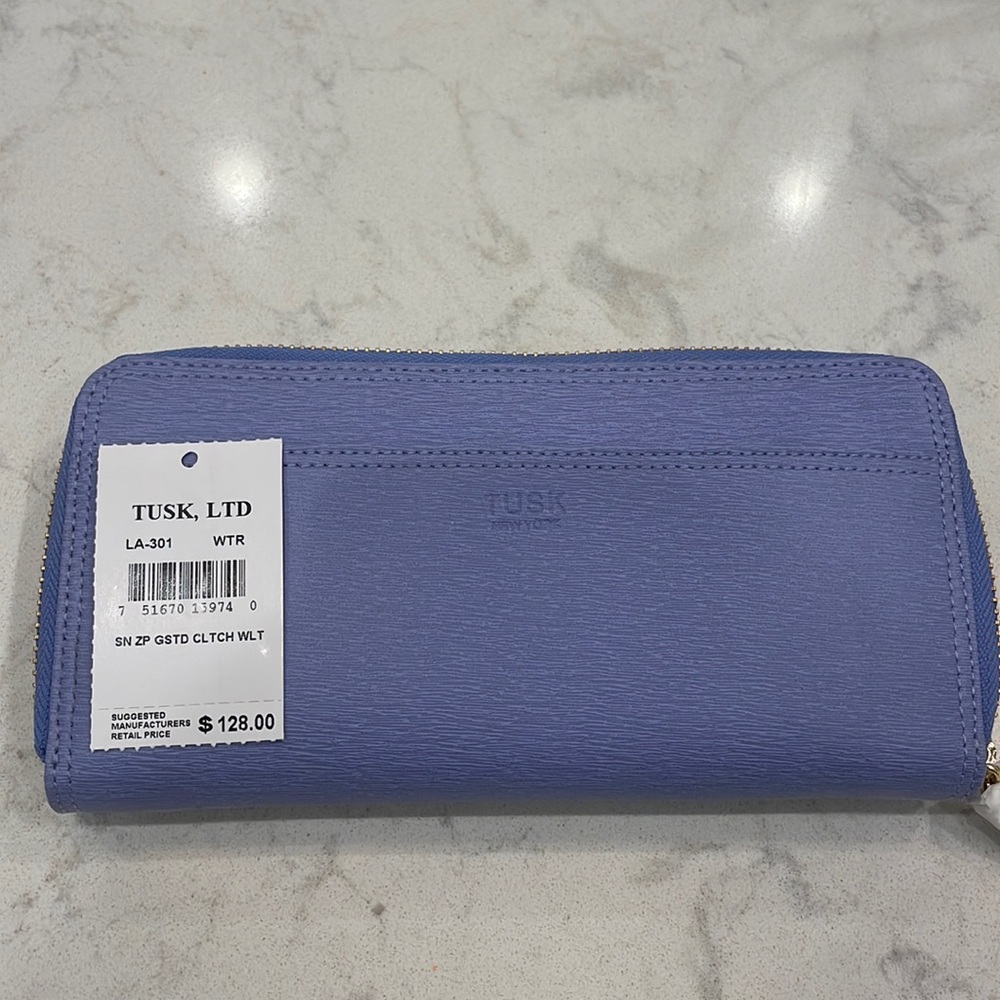 NWT Leather Wallet from Tusk New York
